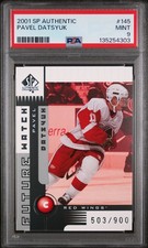 2001 Sp Authentic ROOKIE #145 Pavel Datsyuk PSA 9 POP 56!