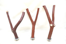 Manzanita Bird Perches 3 Pack Forked Multibranch All Natural- Oven Cured  Fine