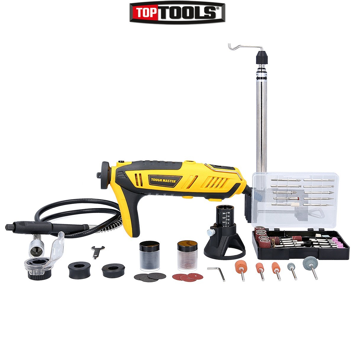 200W Rotary Multi Tool Grinder 127pc Accessory Set 40-Level Speed Dremel Type - Image 6