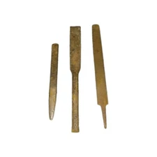 Vintage Lot Of 3 Wood Working Rasp Chisel Thread Cutter Hand File Tools