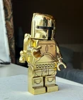 Retro style GOLD custom Boba Fett minifigure - star wars lego mandalorian