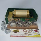 Vtg Mirro Cookie Pastry Cooky Press 12 Discs 3 Decorator Tips Booklet Box 358 AM