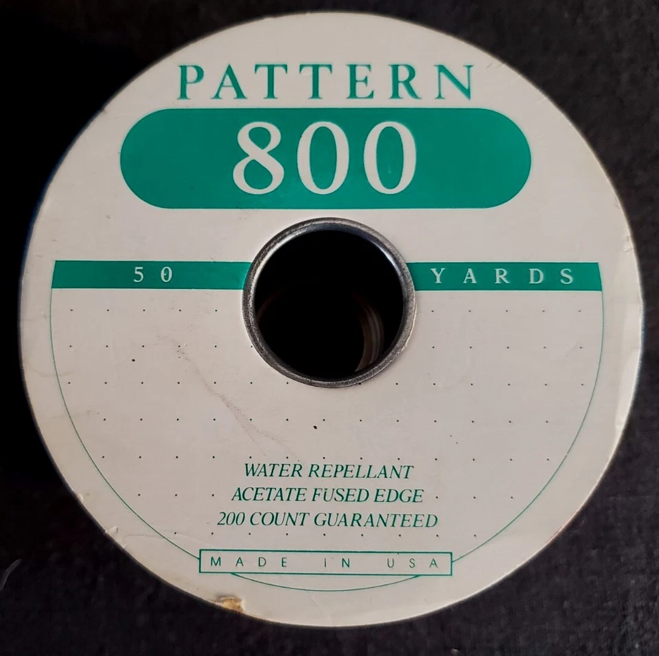 Vintage 50 yard Ribbon Spool Patriotic Red White & Blue 2.75 in wide Acetate NOS - Image 4 of 4