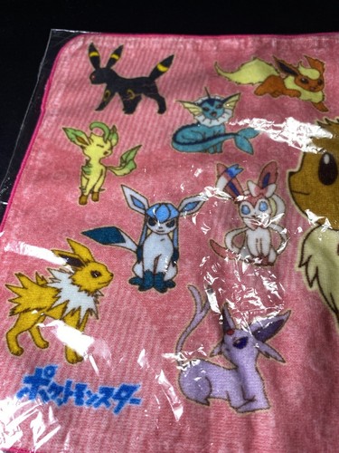 Eeveelutions Mini Asciugamano Ufficiale Pokémon Costa Azzurra Umbreon/Eevee/Vaporeon/Ecc. - Foto 5 di 8