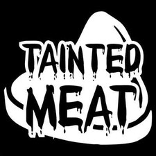 Tainted Meat - The Walking Dead Vinyl Decal / Sticker 2(TWO) Pack