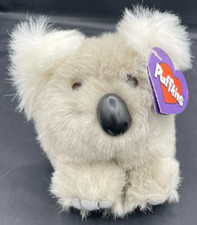 VINTAGE Swibco 1997 Puffkins Aussie the Koala Plush Toy w/ TAG Stuffed Animal
