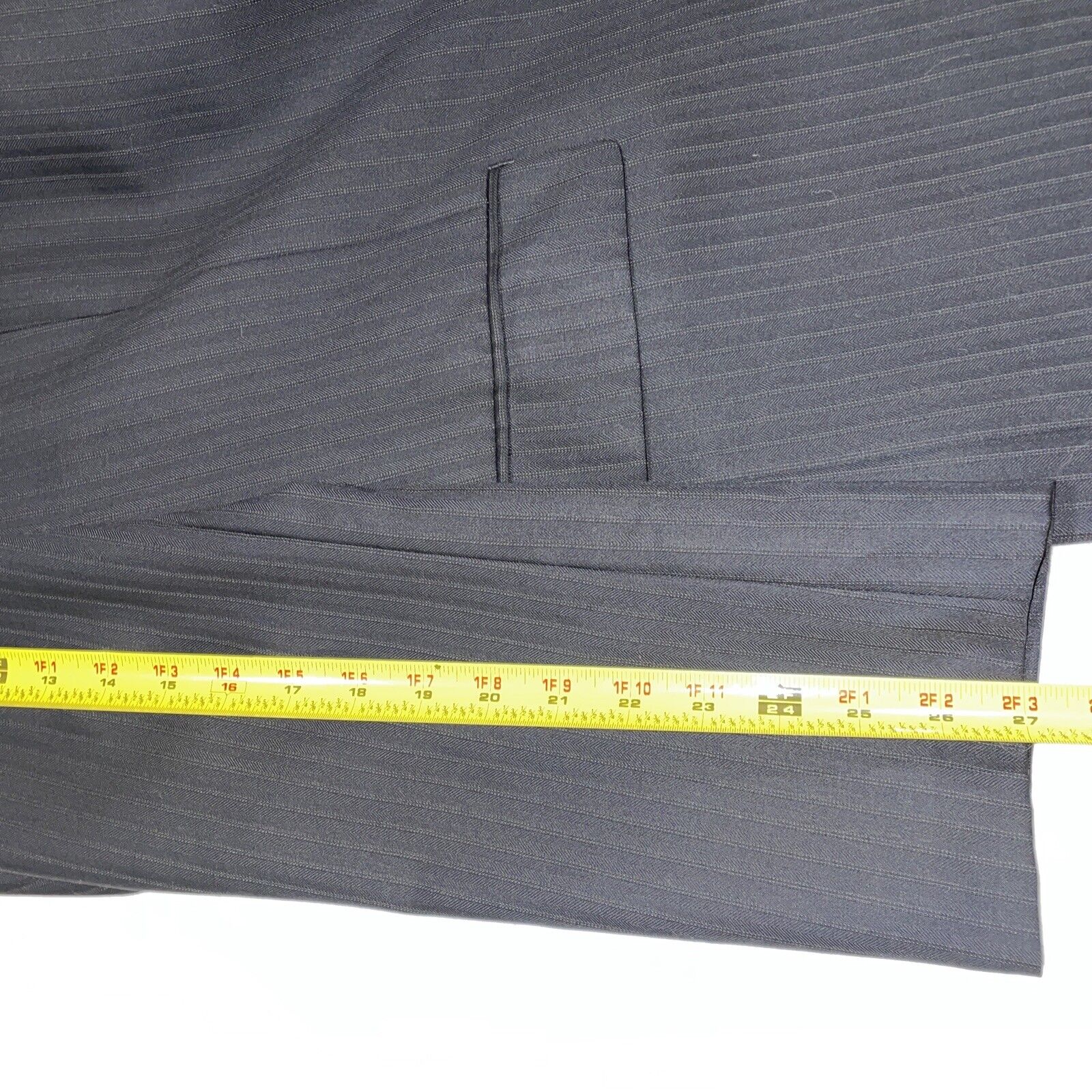 Alfani Suit Jacket Mens Size 46L Regular Black Bl… - image 13