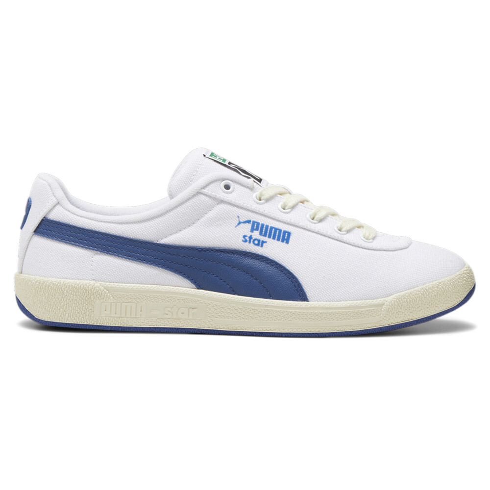 Puma Star Canvas LFS Noah Lace Up Mens Blue White Sneakers Casual Shoes 396123