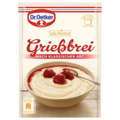 3 x Dr. Oetker Süße Mahlzeit Griessbrei Classic New from Germany