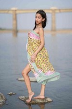 Cotton Sarong Block Printed Pareo, Wedding Sarong for Women, Gift for Her