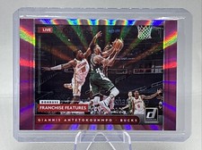 2021-22 Donruss Franchise Features Giannis Antetokounmpo Pink Holo Laser #2 NM+