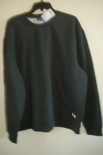 Mens Sweatshirt Charcoal Gray Size XXL 