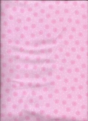 New AE Nathan Comfy Flannel Swirl Pink Flannel Fabric by the Quarter-Yard