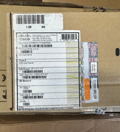 New Sealed Cisco C3850-4PT-KIT Four Point Rack Mount Kit - Picture 2 of 3
