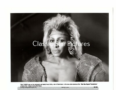 M105 Tina Turner close up Mad Max Beyond Thunderdome '85 8 x 10 vintage photo