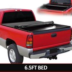 For Chevy Silverado Sierra 1500 1988-2007 Soft Roll-Up 6.5ft Bed Tonneau Cover