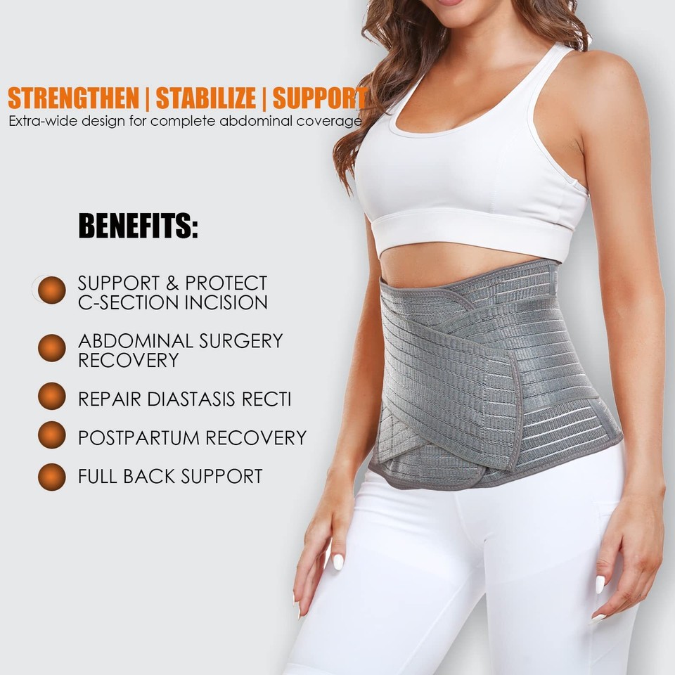 Postpartum Belly Band Abdominal Binder Post Surgery Belly Wrap C