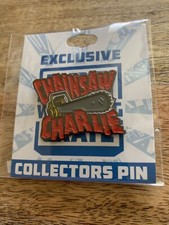 PWC Exclusive CHAINSAW CHARLIE/TERRY FUNK Collectors Pin WWE WWF WCW NWA JCP SMW