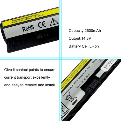 Laptop Battery for Lenovo L12L4A02 L12M4A02 L12S4E01 IdeaPad G400S G405S G500S - 第 11/15 張圖片