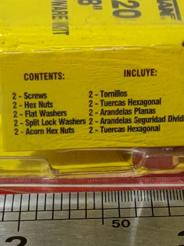 GENUINE DORMAN 785-108 LICENSE HARDWARE KIT 1/4"-20x 5/8" 10PC NIB 019495047933 - Picture 11 of 12