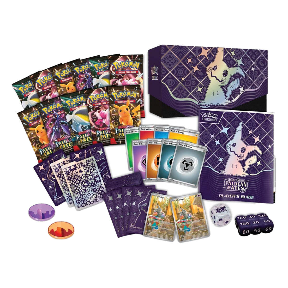 【新品未開封・ポケセン限定】エリートトレーナーBOX Paldean Fates Pokemon Paldean Fates Elite Trainer Box 9 Booster Packs, 1