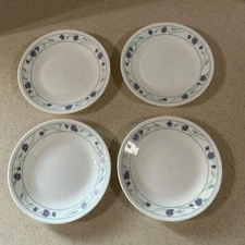 CORELLE  " SIMPLY SPRING "  6 3/4" BREAD & BUTTER PLATE'S   SET OF 4