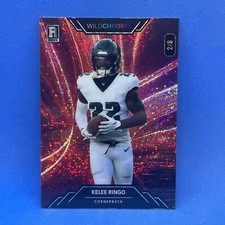 Kelee Ringo 2023 Wild Card WildChrome # 2/8 Red Liquid Sparkle Phila Eagles