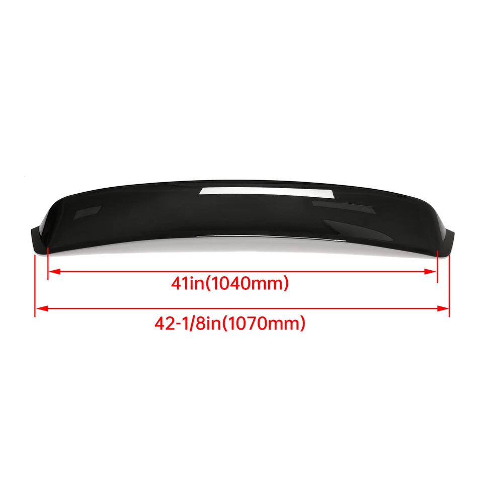 For 2004-2008 Acura TSX Rear Window Roof Sun/Rain Shade Vent Visor Spoiler Dhits - Imagem 2 de 4