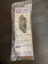 FootSmart Leather Insoles Arch Support Insoles Work Boot Insoles 12M NOS