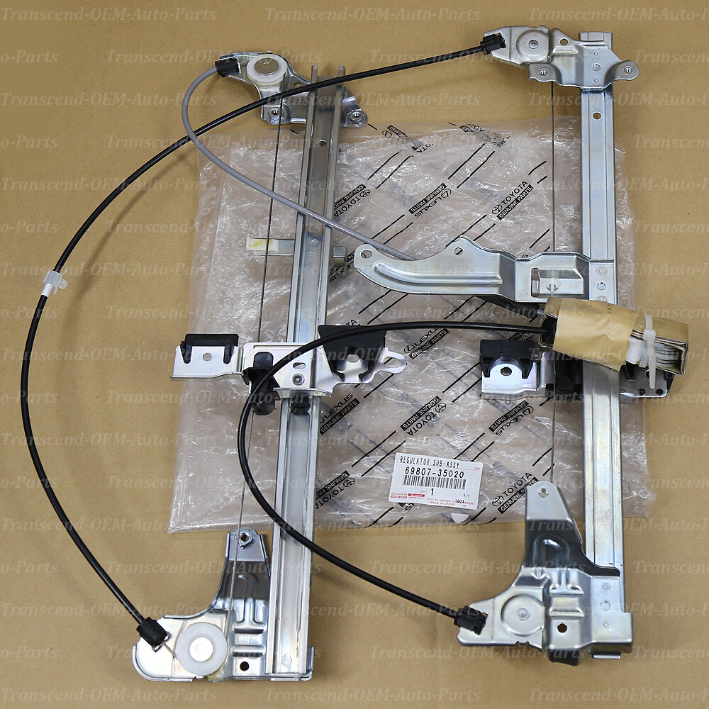 69807-35020 GENUINE OEM REAR DOOR TAILGATE POWER WINDOW REGULATOR
