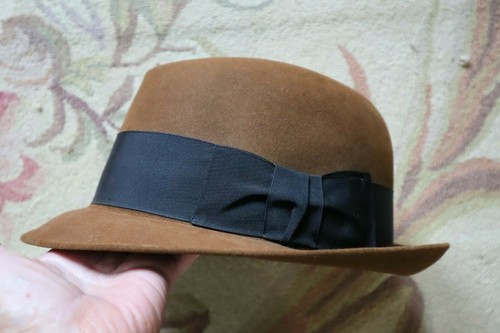 Vintage Brown BROOKS BROTHERS Fedora 