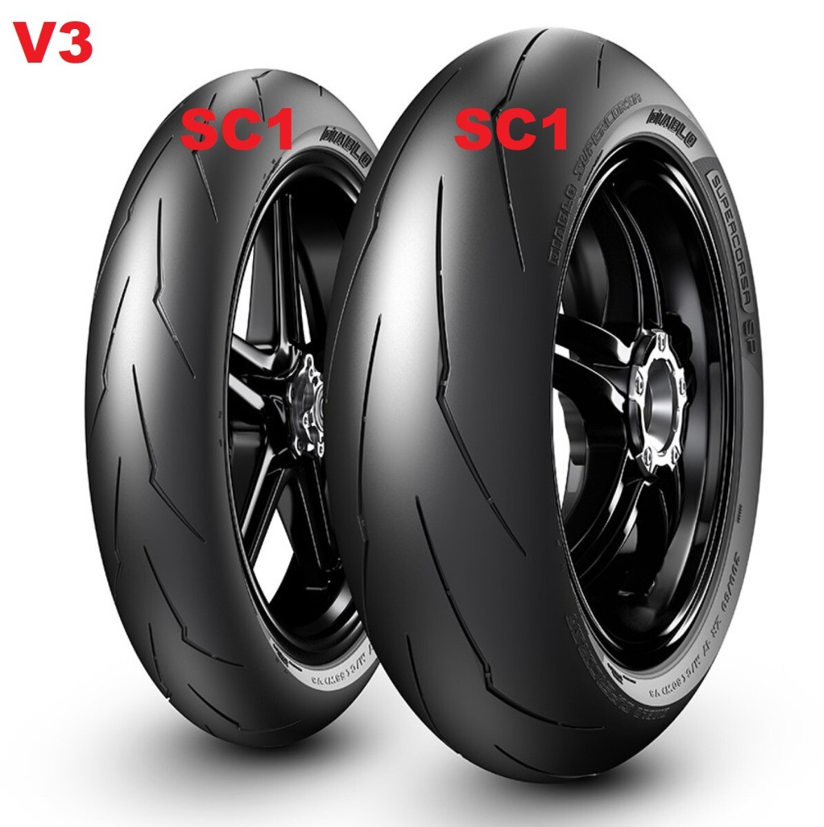 TYRE PAIR PIRELLI 120/70-17 SUPERCORSA V3 SC1 DOT23 + 180/60-17 SUPERCORSA V3 S - Image 26