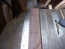WALNUT LUMBER WOOD AIR DRIED BOARD LOT 157F GUNSTOCK BLANK 2 1/16" THICK SLAB