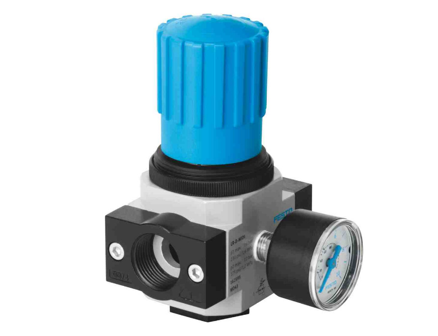 Festo LR-3/8-D-I-MINI 192302 Pressure Regulator New