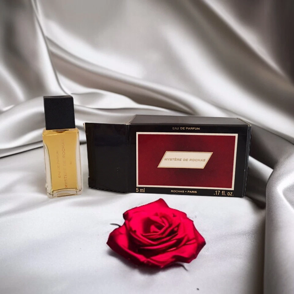 Mini eau de parfum vintage Mystère de Rochas, 5 ml / 0,17 oz formulación original Foto 3 de 4