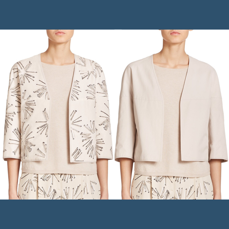 AKRIS ジャケット Akris Punto - Sky Blue Blazer | Mitchell Stores