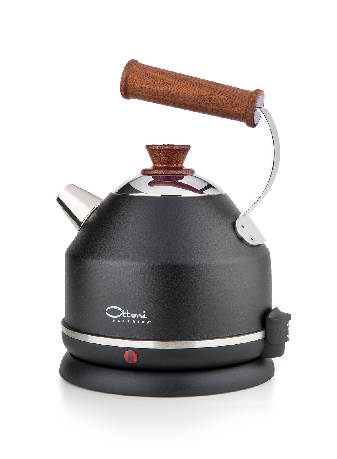 Bollitore Elettrico Ottoni Fabbrica Lignum Elegance - Acciaio e Mogano