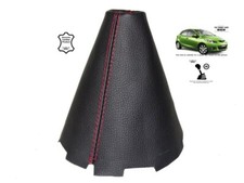Schaltmanschette Schaltsack Fur Mazda 2 2007-2009 Leder Naht Rot