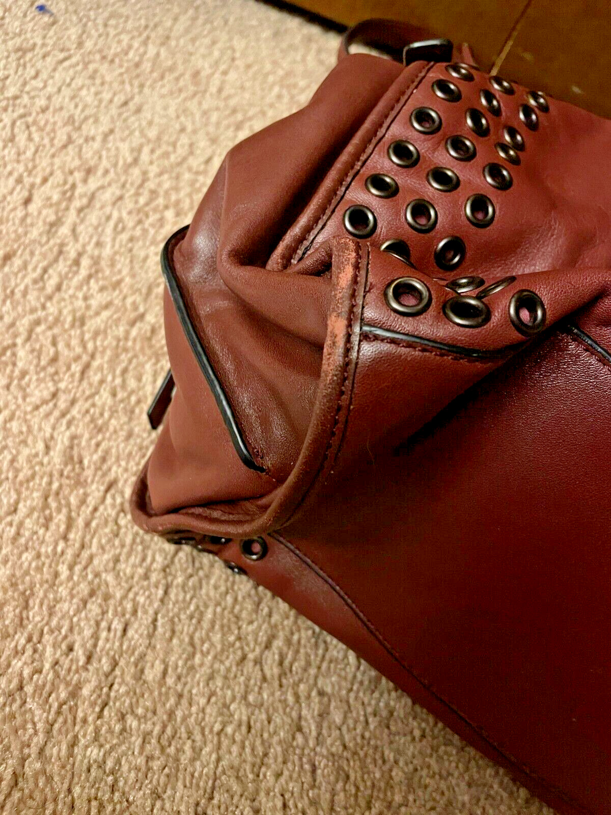 COACH Madison Lg Grommet Carlyle Leather Brown TO… - image 6