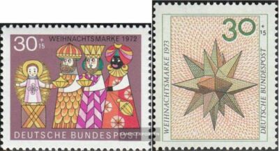 FRD Germany 1972 Complete Year Stamp Collection - 35 Stamps & 2 Booklets In Conservation Quality