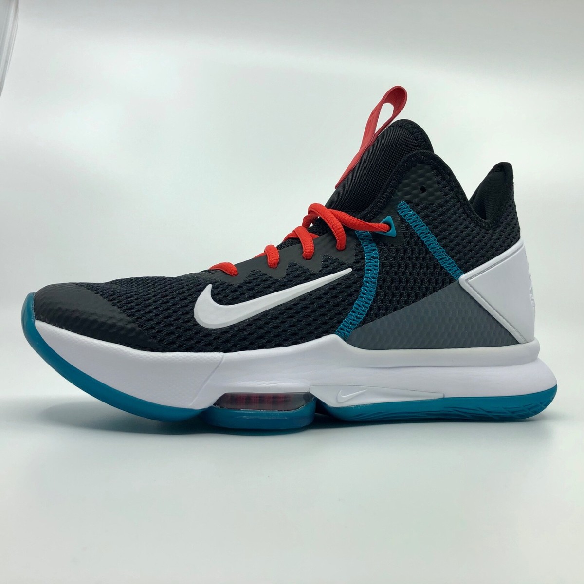 GUC Nike LeBron James Witness 4 Basketball Shoes in Men’s 9.5 Size 9.5 - Nike LeBron Witness 4 Black Red Glass Blue for  main image 2