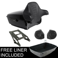 King Trunk Speakers Mount Rack Fit For Harley  Touring 2014-2025