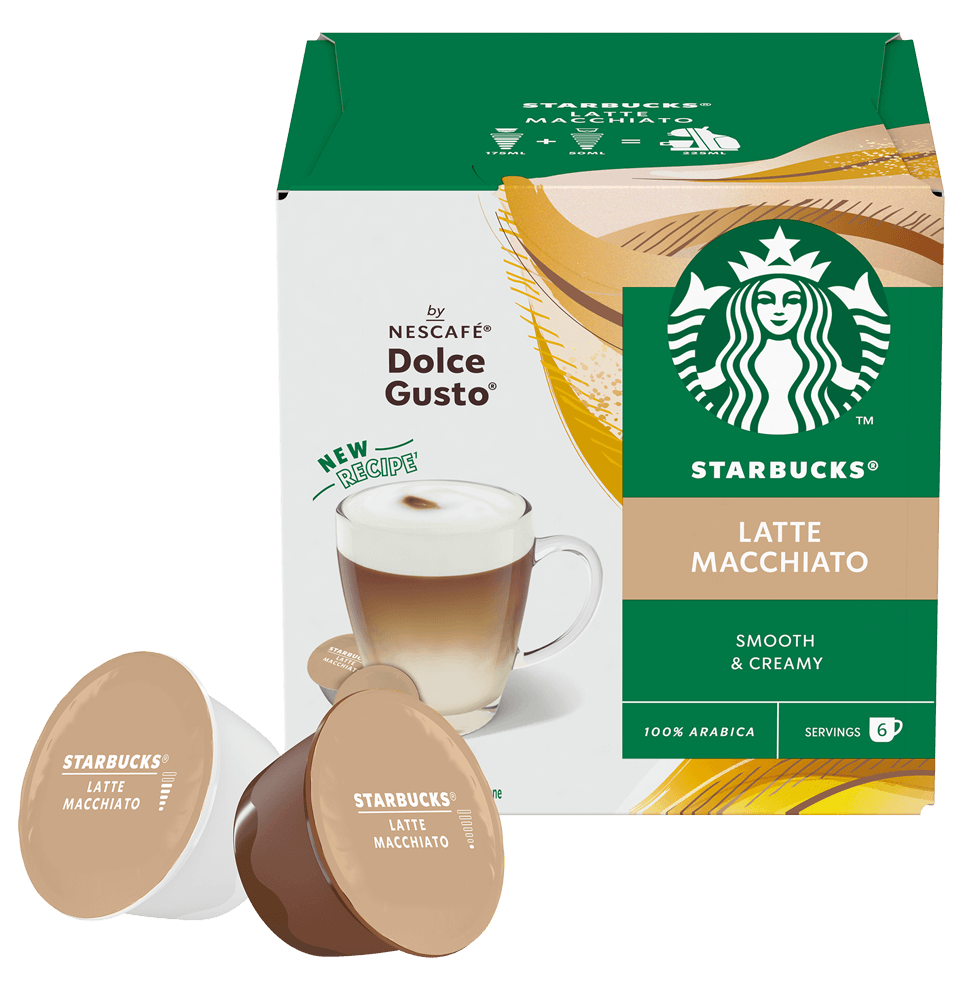 Nescafe STARBUCKS LATTE MACCHIATO Dolce Gusto Capsules Box 12 Pods