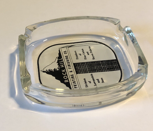 Rock Hill Printing and Finishing Ashtray - M Lowenstein - Textiles - S. Carolina - Picture 4 of 7