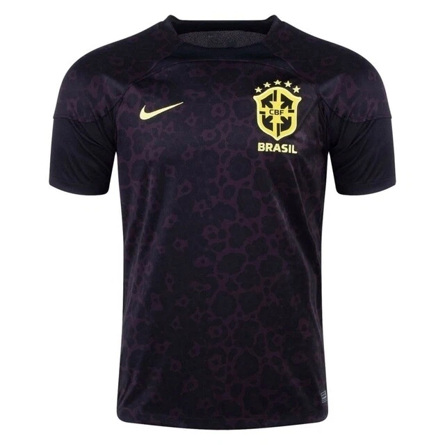 Nike Brazil - Men's Pro Fan Goalkeeper Jersey - Black - 22/24