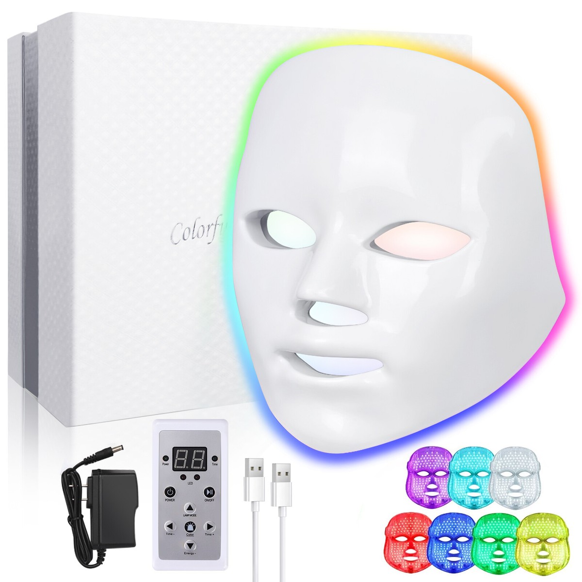 7colors Mascara Led Facial LED Multi Funciones Treatment