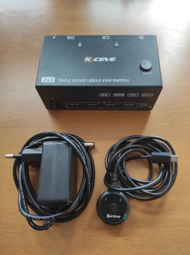 KVM Switch 2*PC's, 3*Monitore