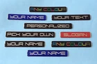 CUSTOM STICKERS - SIGNS - YOUR TEXT PRINTED & COATED WITH GLOSS DOMED GEL FINISH