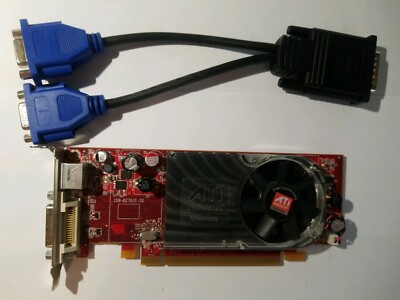 AMD ATI Radeon HD 2400XT PCI-E Dual Monitor DVI or VGA