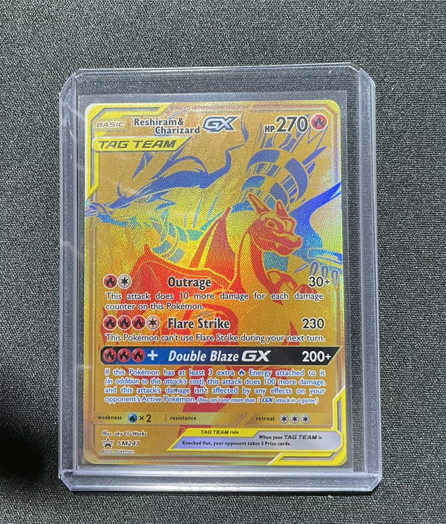 ポケモンカードゲーム Reshiram & Charizard GX SR PSA10 Reshiram & Charizard GX 096/095 SR SM10 Double Blaze